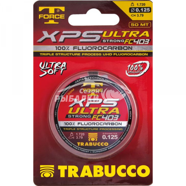 Флюорокарбон Trabucco T-Force XPS Ultra Strong FC403 50м 0.24мм