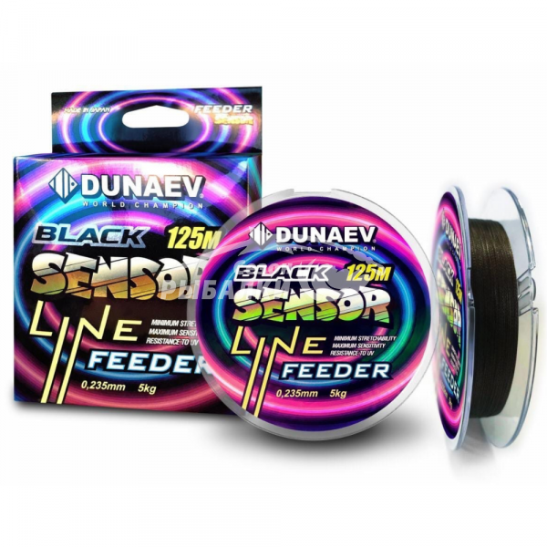 Полиэстер Dunaev Sensor Feeder Line Black 125м 0.285мм