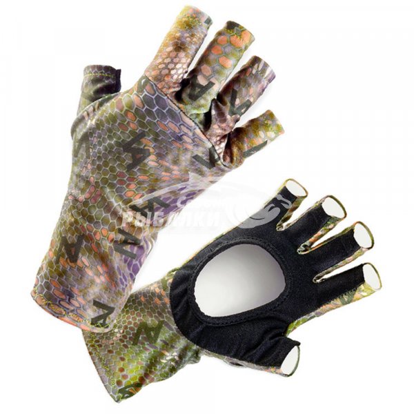 Солнцезащитные перчатки Veduta UV Gloves Reptile Skin Forest Camo L