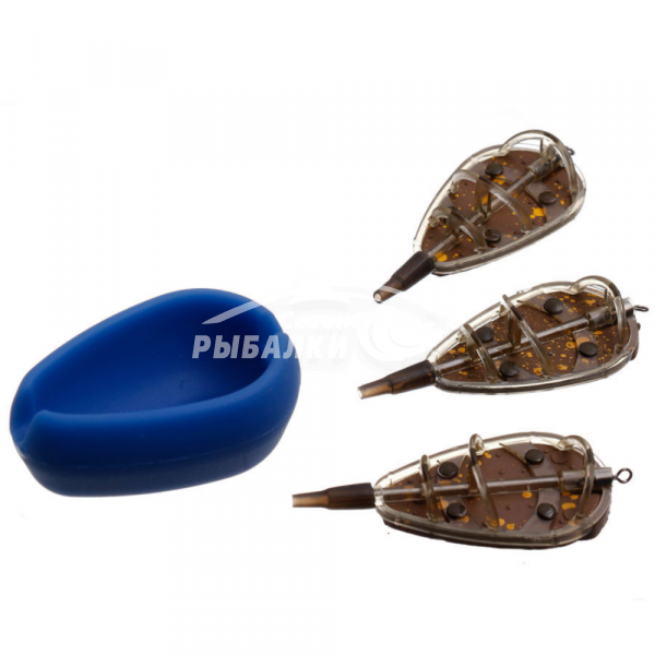 Hабор кормушек Flagman Flat Feeder Medium + Mould