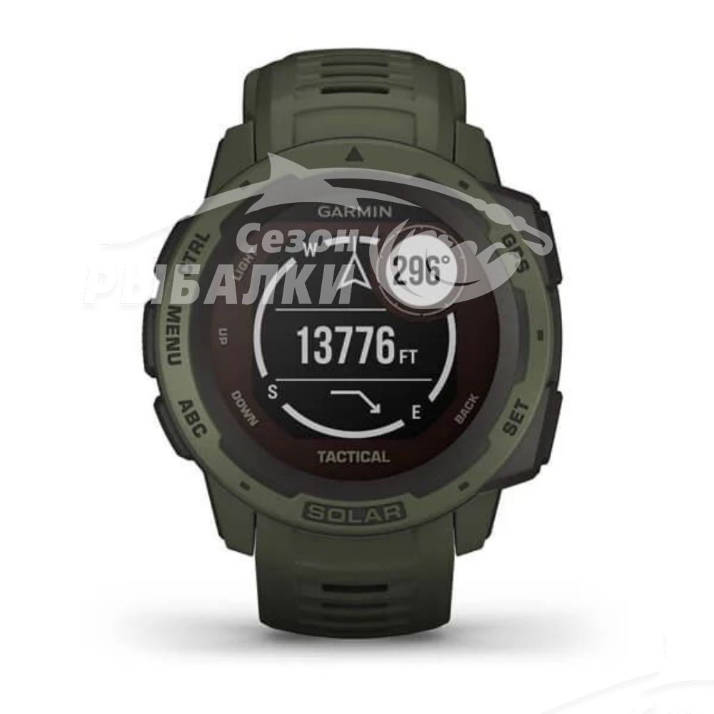 Garmin INSTINCT Solar Tactical Moss Sezonrybalki.ru
