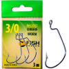 Крючок офсетный Fish Season Worm с большим ухом 3312 №01 Крючок офсетный Fish Season Worm с большим ухом 3312 №01