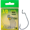 Крючок офсетный Fish Season Worm 2312 №1/0 Крючок офсетный Fish Season Worm 2312 №1/0