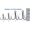 Тройной крючок незацепляйка Silver stream Treble System Hook #6 Тройной крючок незацепляйка Silver stream Treble System Hook #6