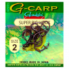 Крючки карповые Gamakatsu G-Carp Super Rig Hook №1/0
