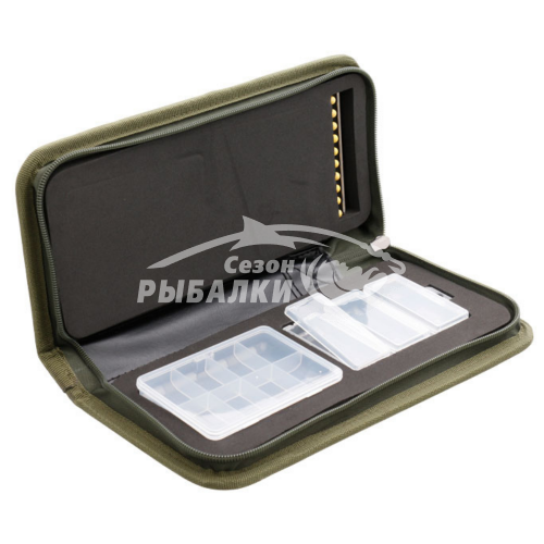 Сумка поводочница Carp Pro Rig Holdall в комплекте 4 коробки 29x14x5см