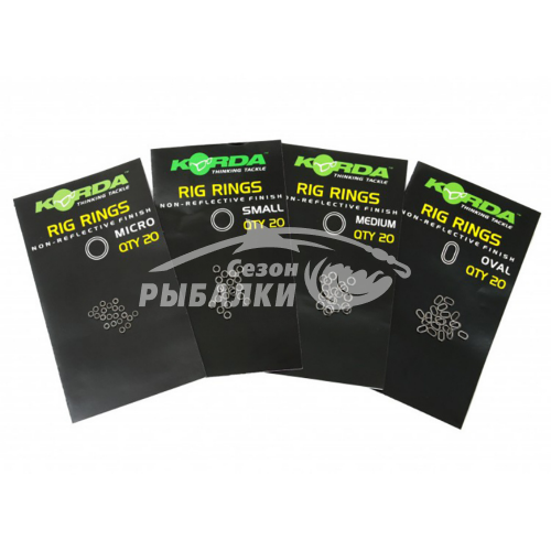 Кольца стальные для оснасток Korda Rig Ring Large Oval