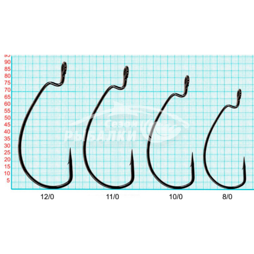 Крючок офсетный Fish Season Magna Super Lock Worm 2317 №8/0 Крючок офсетный Fish Season Magna Super Lock Worm 2317 №8/0