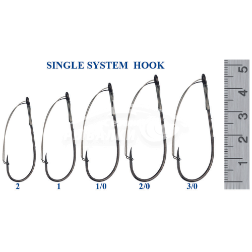 Крючок незацепляйка Silver stream Single System Hook #2/0