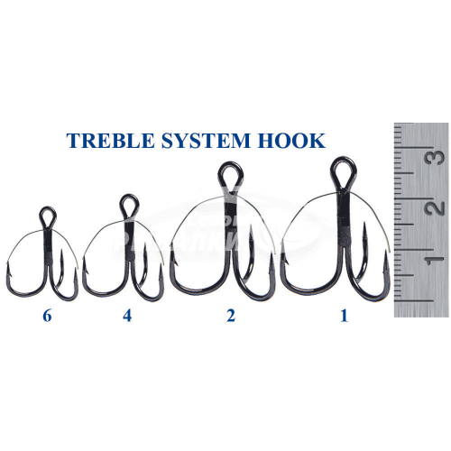 Тройной крючок незацепляйка Silver stream Treble System Hook #6 Тройной крючок незацепляйка Silver stream Treble System Hook #6