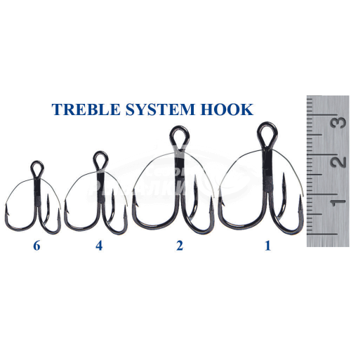 Тройной крючок незацепляйка Silver stream Treble System Hook #2