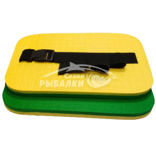 Сидение полиуретановое двухцветное 350х225х12.5мм