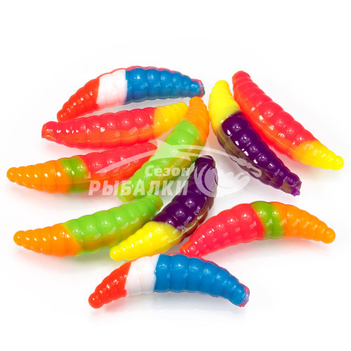 Силиконовая приманка Cool place Maggot 4см сыр, Mix4