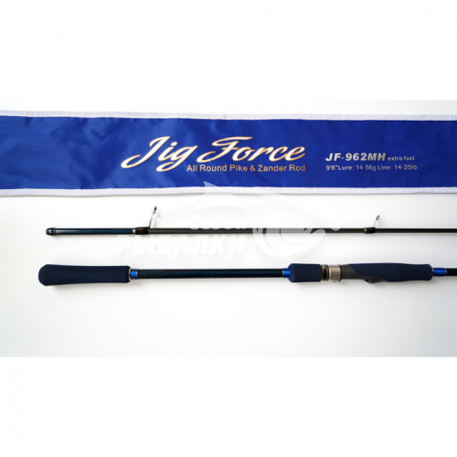 Удилище спиннинговое Hearty Rise Jig Force JF-962MH 2.9м 14-56гр