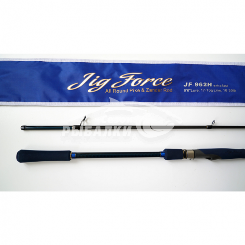 Удилище спиннинговое Hearty Rise Jig Force JF-962H 2.9м 17-70гр