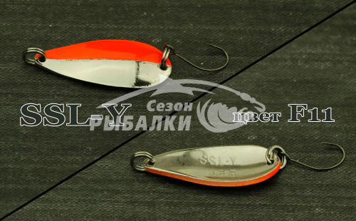 Блесна колеблющаяся Silver Stream SSL - Y 3.8гр цвет - F11 Блесна колеблющаяся Silver Stream SSL - Y 3.8гр цвет - F11