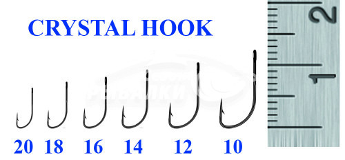 Крючки Silver Stream CRYSTAL HOOK №12