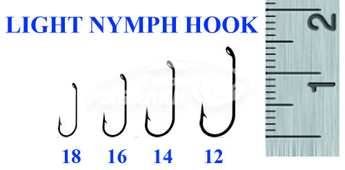 Крючки Silver Stream LIGHT NYMPH HOOK №18