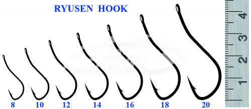 Крючки Silver Stream RYUSEN HOOK №8
