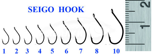 Крючки Silver Stream SEIGO HOOK №6
