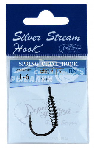 Крючки Silver Stream SPRING CHINU HOOK №6