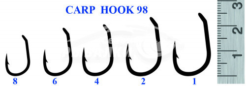 Крючки Silver Stream CARP HOOK 98 №1