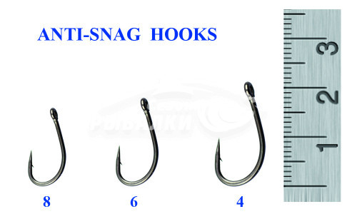 Крючки Silver Stream Anti-snag hooks №4
