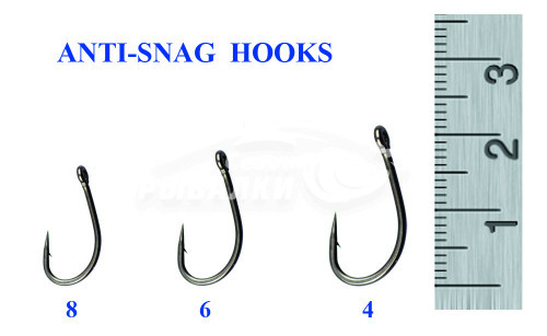 Крючки Silver Stream Anti-snag hooks №8