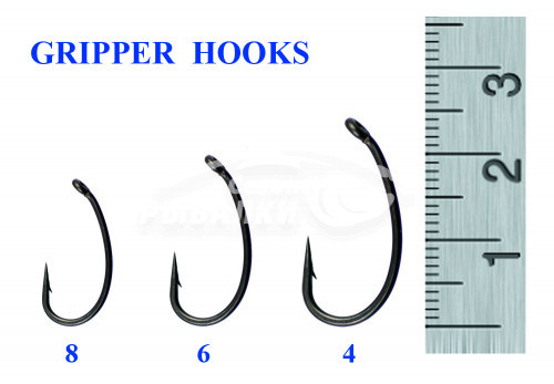 Крючки Silver Stream Gripper hook №6 Крючки Silver Stream Gripper hook №6