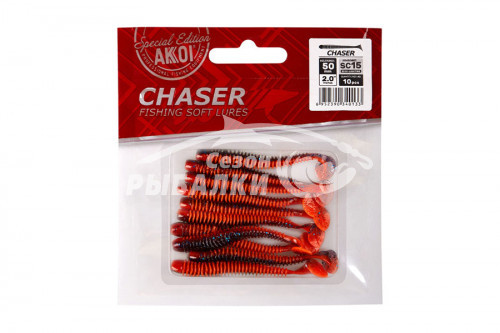 Приманка cиликоновая Akkoi CHASER 50мм, цвет - SC15 Приманка cиликоновая Akkoi CHASER 50мм, цвет - SC15