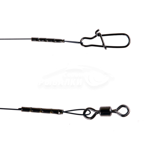 Поводок WIN SOFT никель-титан мягкий 7.5см 4кг black nickel Поводок WIN SOFT никель-титан мягкий 7.5см 4кг black nickel