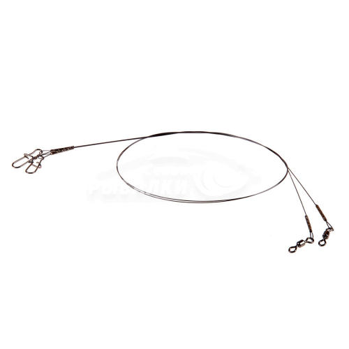 Поводок WIN HARD никель-титан жесткий 30см 6кг black nickel Поводок WIN HARD никель-титан жесткий 30см 6кг black nickel