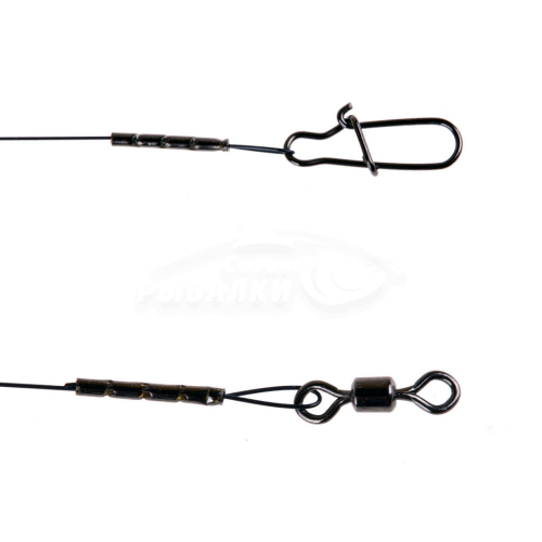 Поводок WIN HARD никель-титан жесткий 30см 6кг black nickel Поводок WIN HARD никель-титан жесткий 30см 6кг black nickel