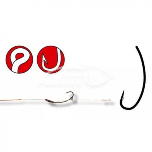 Крючки карповые Gamakatsu A1 G-Carp Long Claw Teflon Coating №6