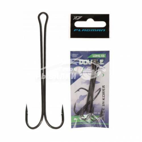 Крючок двойной Flagman Double Hook Long SS №3/0