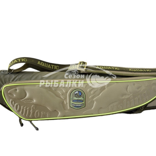 Чехол для удилищ Акватик Ч-09 жёсткий 148см цвет хаки