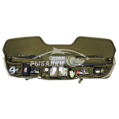 Чехол для удилищ Акватик Ч-30 жёсткий 120см цвет хаки