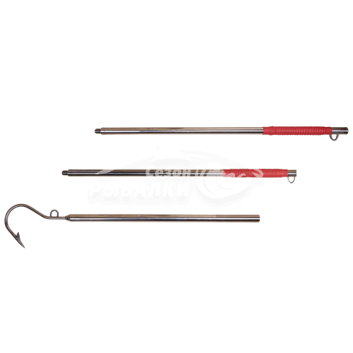 Багор трёхчастный ручной работы нержавеющая сталь