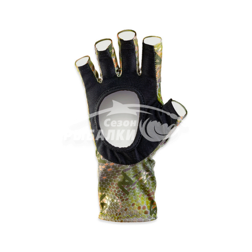Солнцезащитные перчатки Veduta UV Gloves Reptile Skin Forest Camo S-M