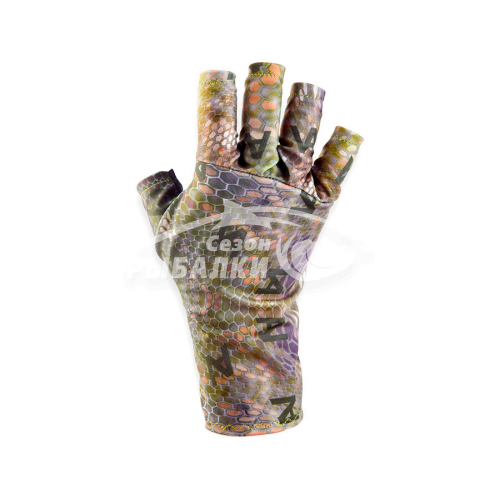 Солнцезащитные перчатки Veduta UV Gloves Reptile Skin Forest Camo L