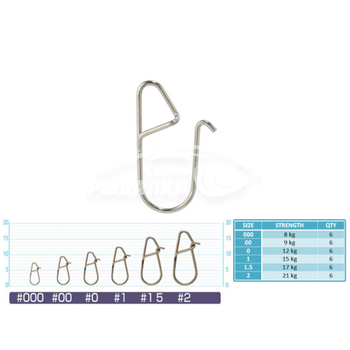 Застежка Owner Welded Quick Snap Tairiki №000